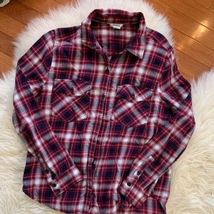 Red Plaid Flannel Shirt